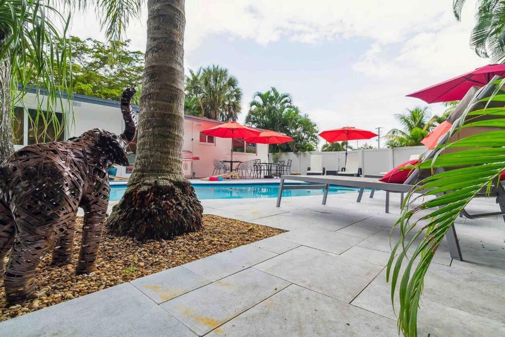 Private Oasis With Pool Near Beaches, Dining & Las Olas Fort Lauderdale Exteriör bild