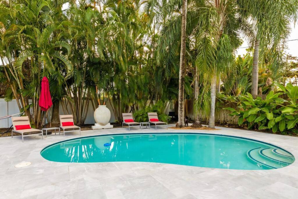 Private Oasis With Pool Near Beaches, Dining & Las Olas Fort Lauderdale Exteriör bild